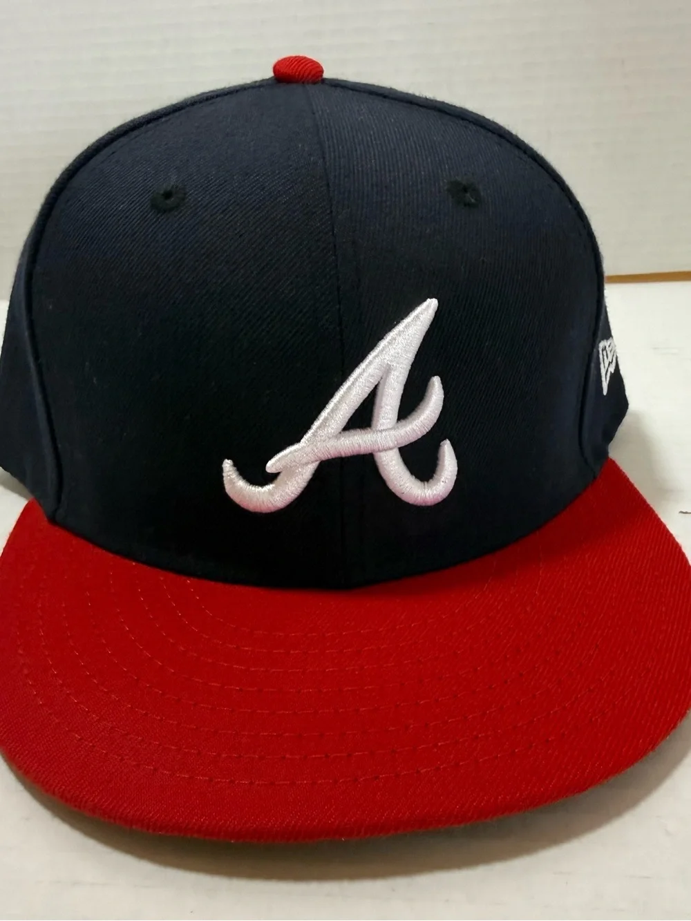 Atlanta Braves On Field Hat  7 5/8 New Era 59Fifty On-Field 2tone